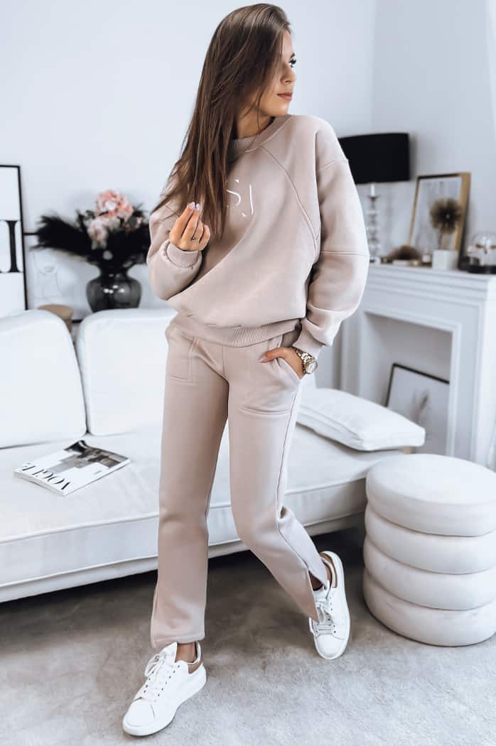 Ženski komplet trenirke FILAR Barva Bež DSTREET AY0752