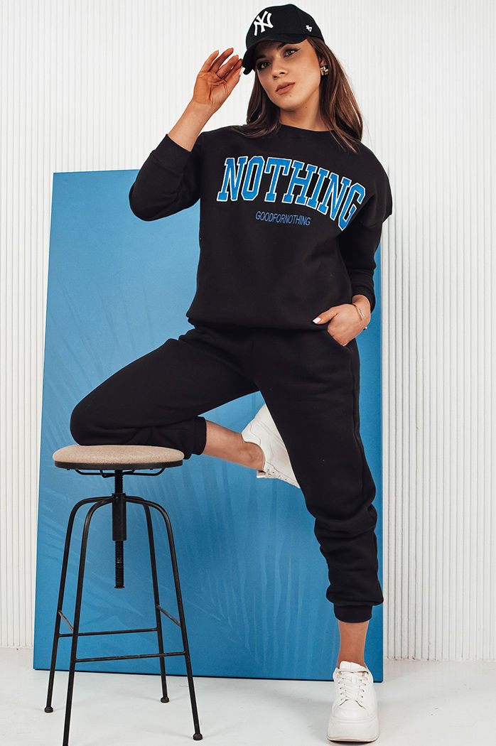 Ženski komplet trenirka NOTHING črna Dstreet AY0760