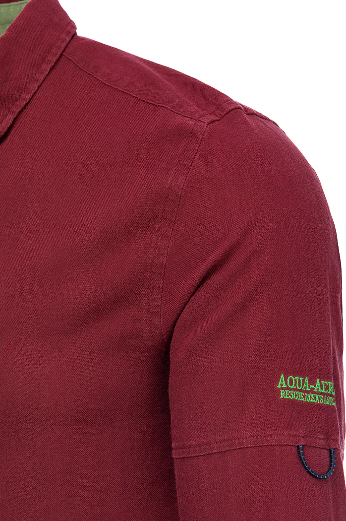 Moška srajca z dolgimi rokavi Barva Klaret  DSTREET DX2252