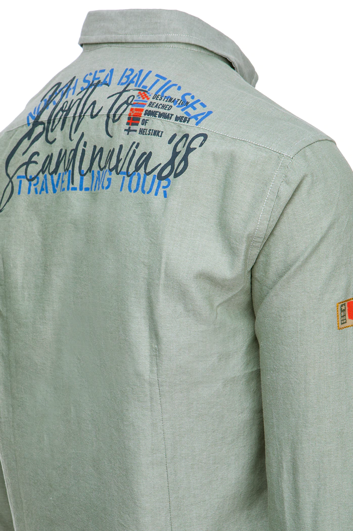 Moška srajca z dolgimi rokavi Barva Kovnica  DSTREET DX2280