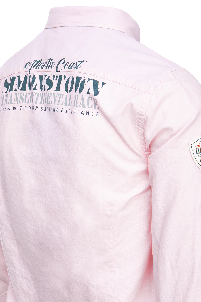 Moška srajca z dolgimi rokavi Barva Roza  DSTREET DX2299