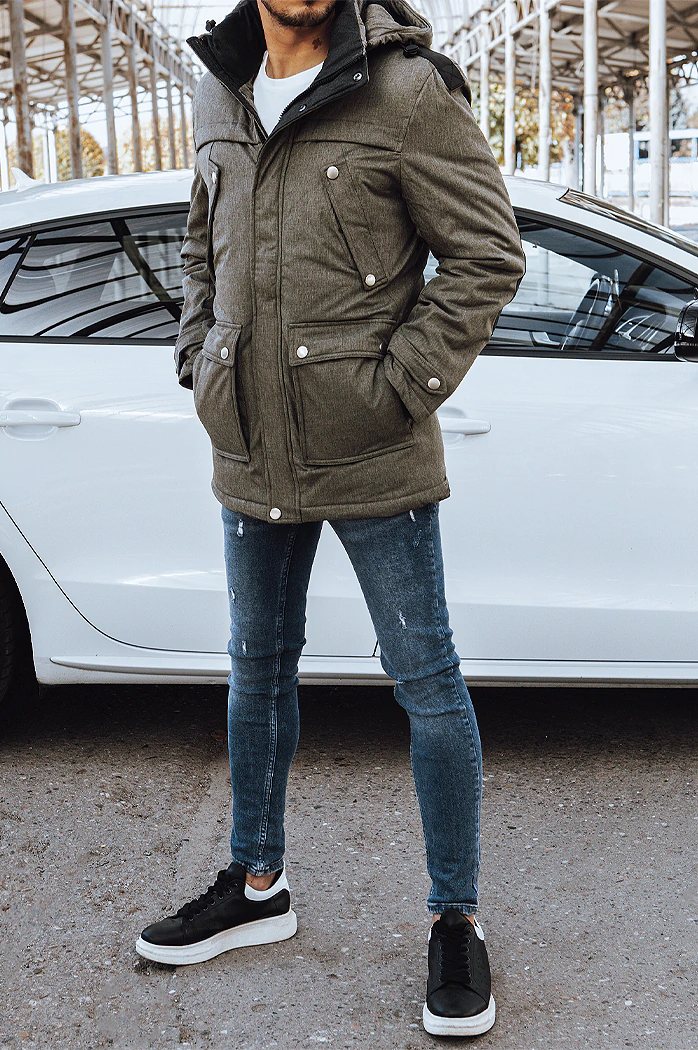 Moška zimska jakna Barva Kaki DSTREET TX4279