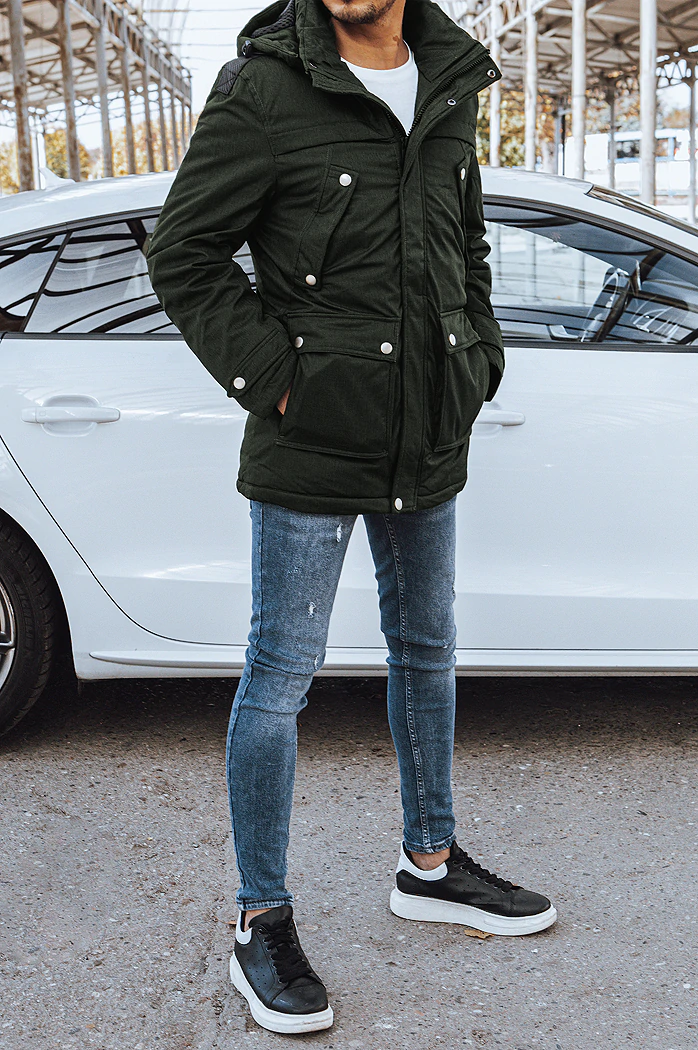 Moška zimska jakna Barva Zelena DSTREET TX4280
