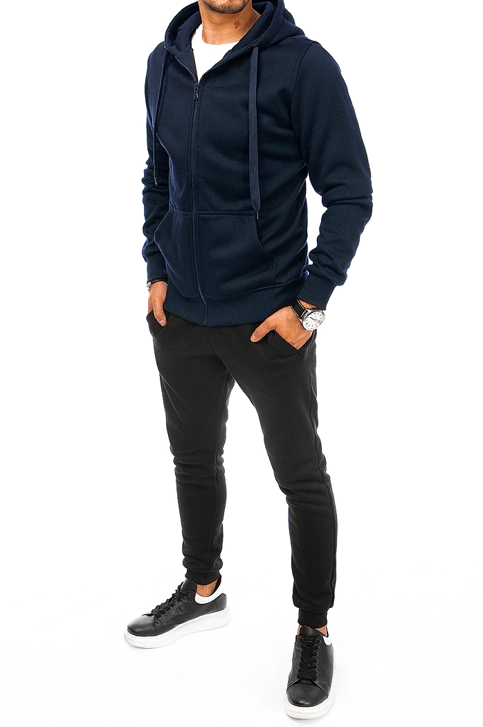 Moške komplet trenirke Barva Mornarica-Črna DSTREET AX0628