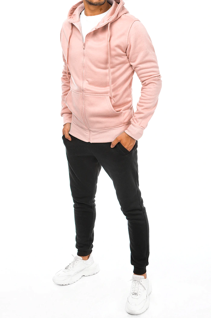 Moške komplet trenirke Barva Roza-Črna DSTREET AX0640