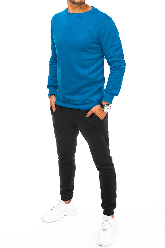Moške komplet trenirke Barva Modra-Črna DSTREET AX0643