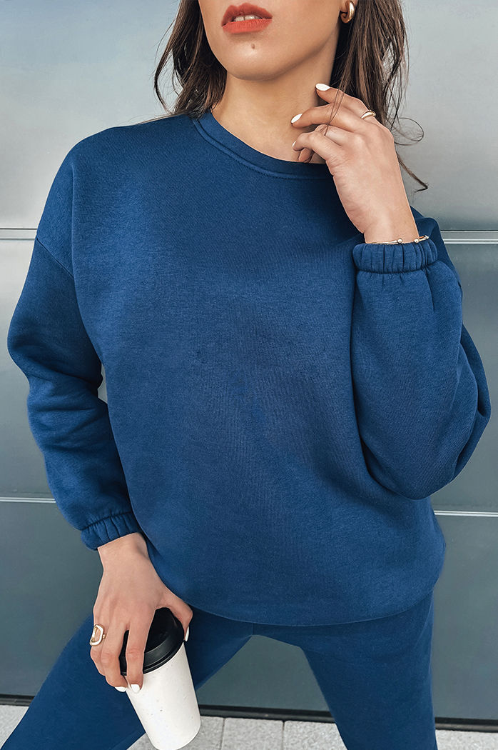 Ženski komplet trenirke ARIELLA PREMIUM Barva Mornarica DSTREET AY0782