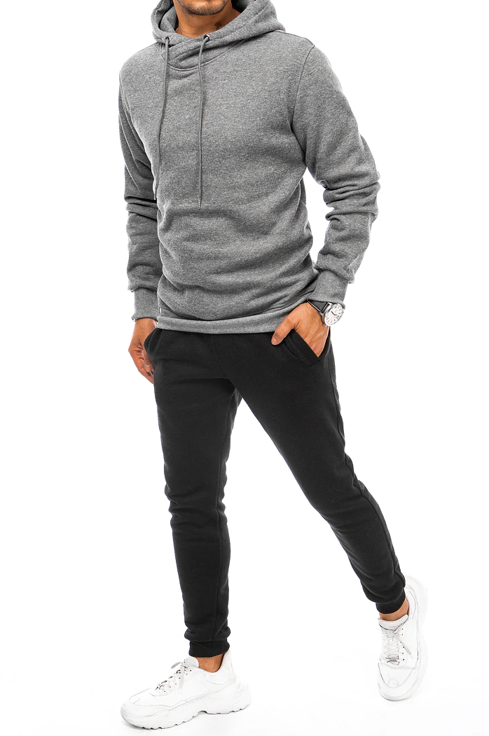 Moške komplet trenirke Barva siva-Črna DSTREET AX0669