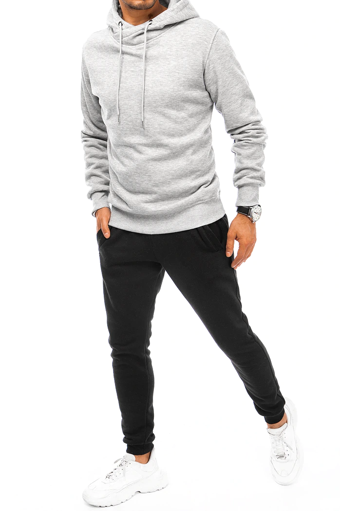 Moške komplet trenirke Barva siva-Črna DSTREET AX0670