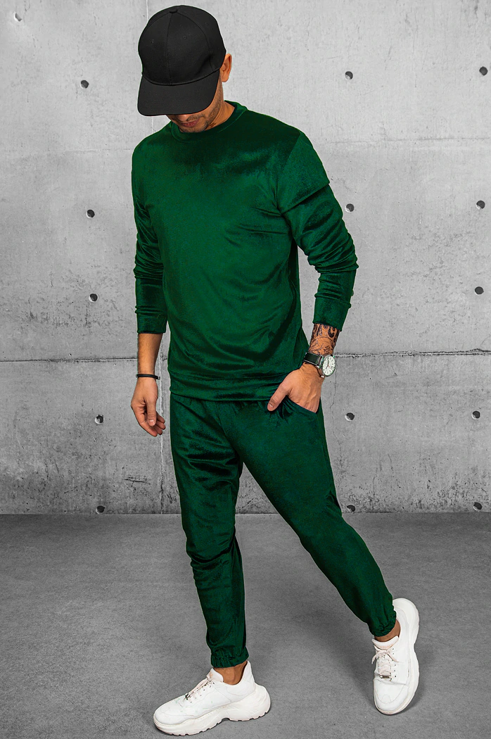 Moška gladek jopa Barva Zelena DSTREET BX5532