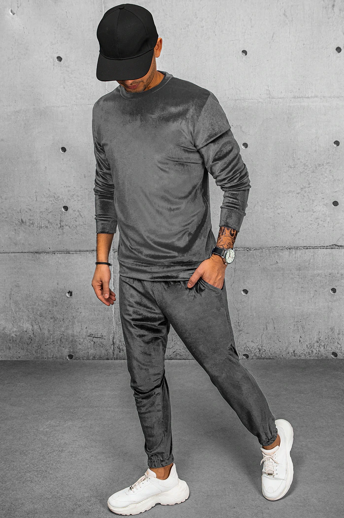 Moška gladek jopa Barva siva DSTREET BX5533