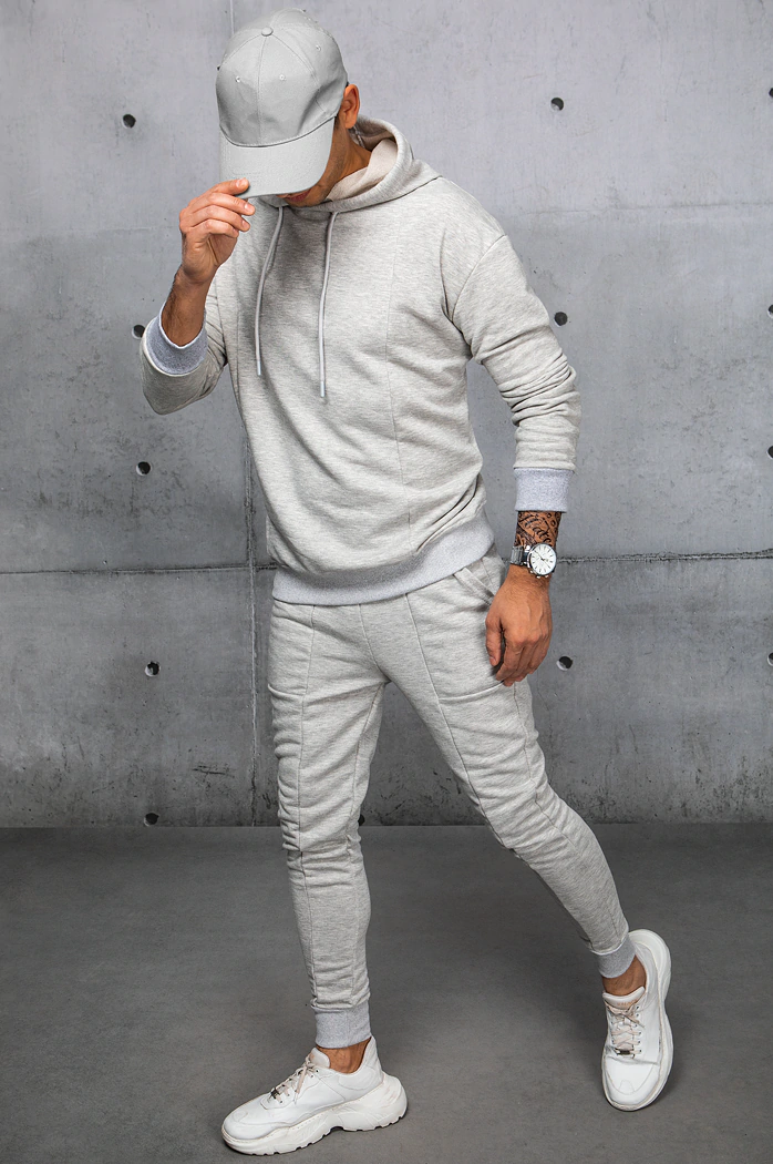 Moške komplet trenirke Barva siva DSTREET AX0675