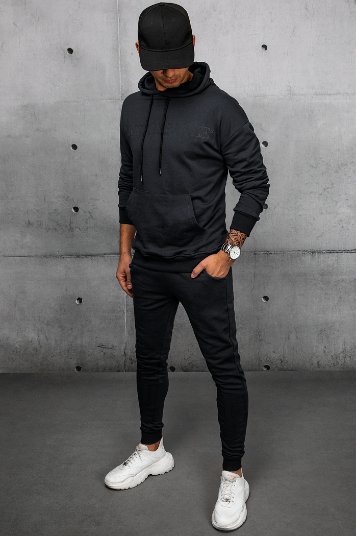 Moške komplet trenirke Barva Črna DSTREET AX0681