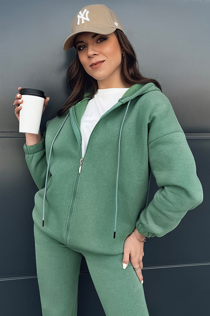 Ženski komplet trenirke AMILIA PREMIUM Barva Zelena DSTREET AY0777z