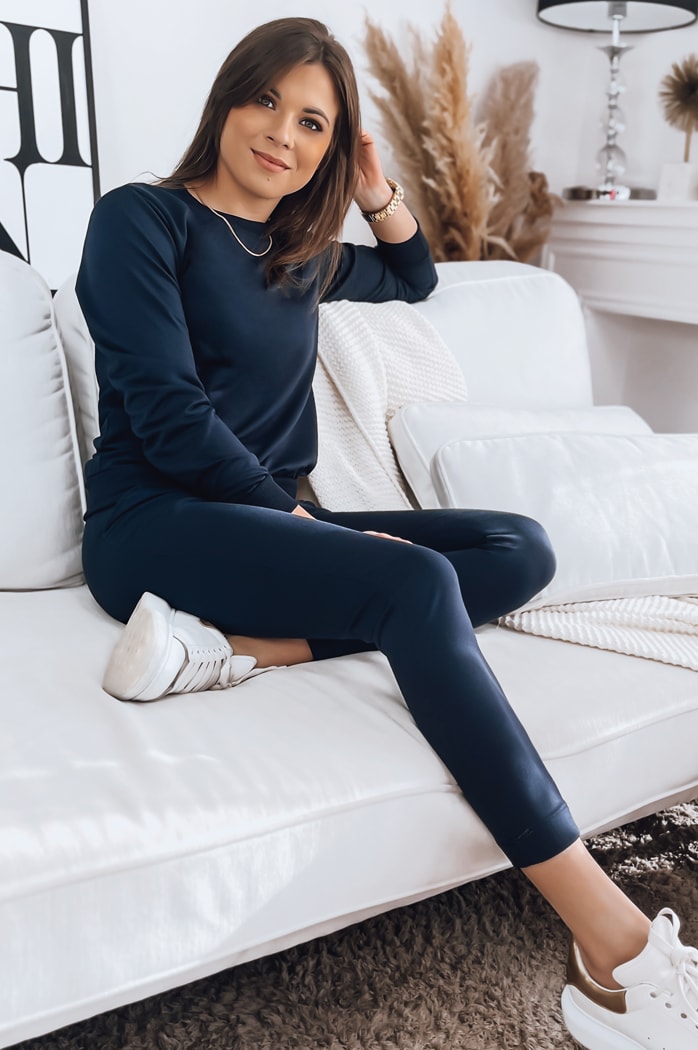 Ženski komplet trenirke MILIAN Barva Mornarica DSTREET AY0825