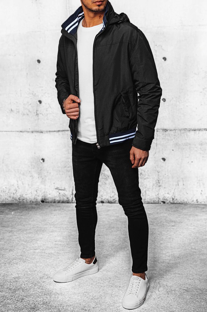 Moška prehodna jakna Barva Črna DSTREET TX4378