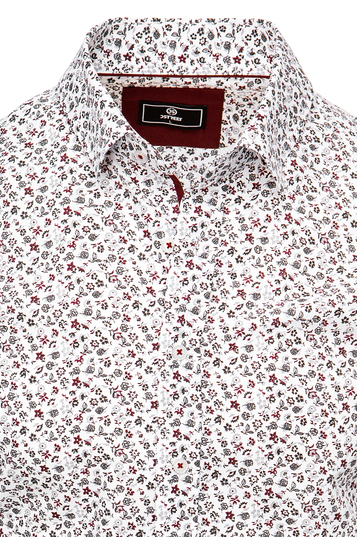 Moška vzorčasta srajca Barva Mornarica DSTREET DX2412