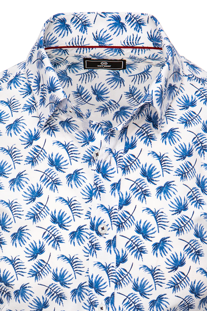 Moška vzorčasta srajca Barva Bela DSTREET DX2467