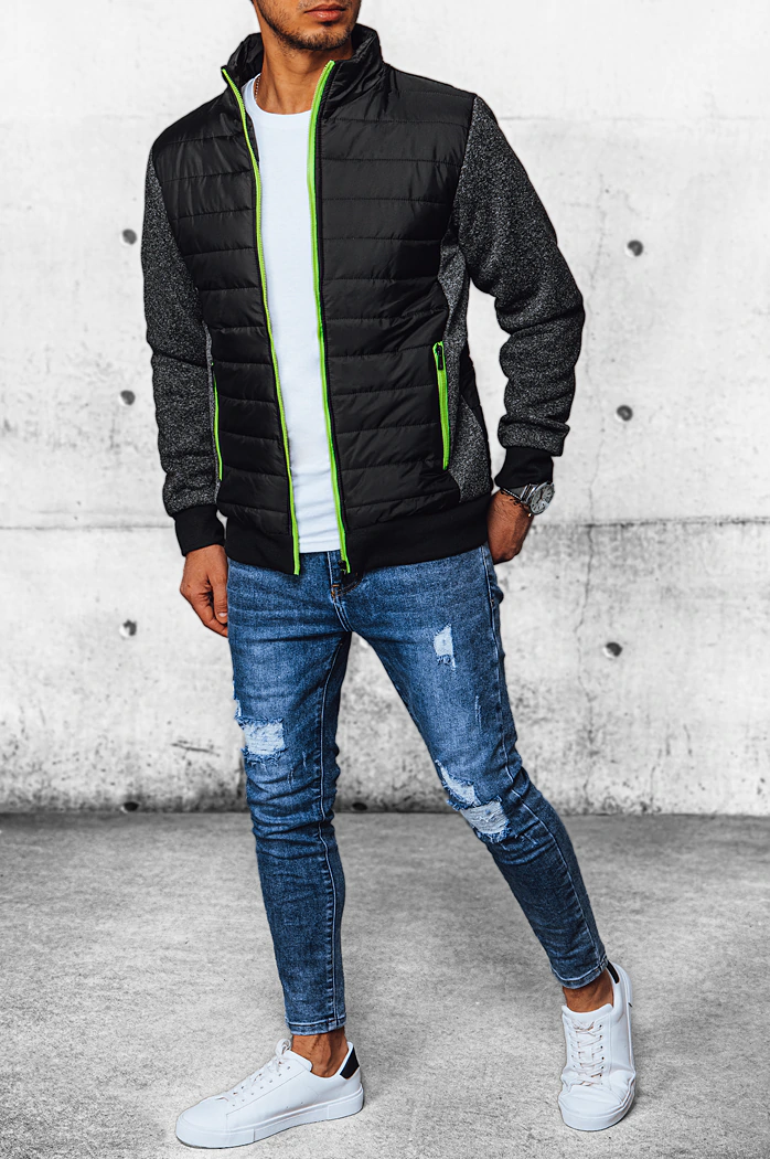 Moška prehodna jakna črna Dstreet TX4398