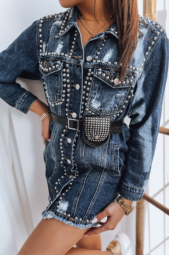 Jeans obleka KALUS Barva Modra DSTREET EY2253