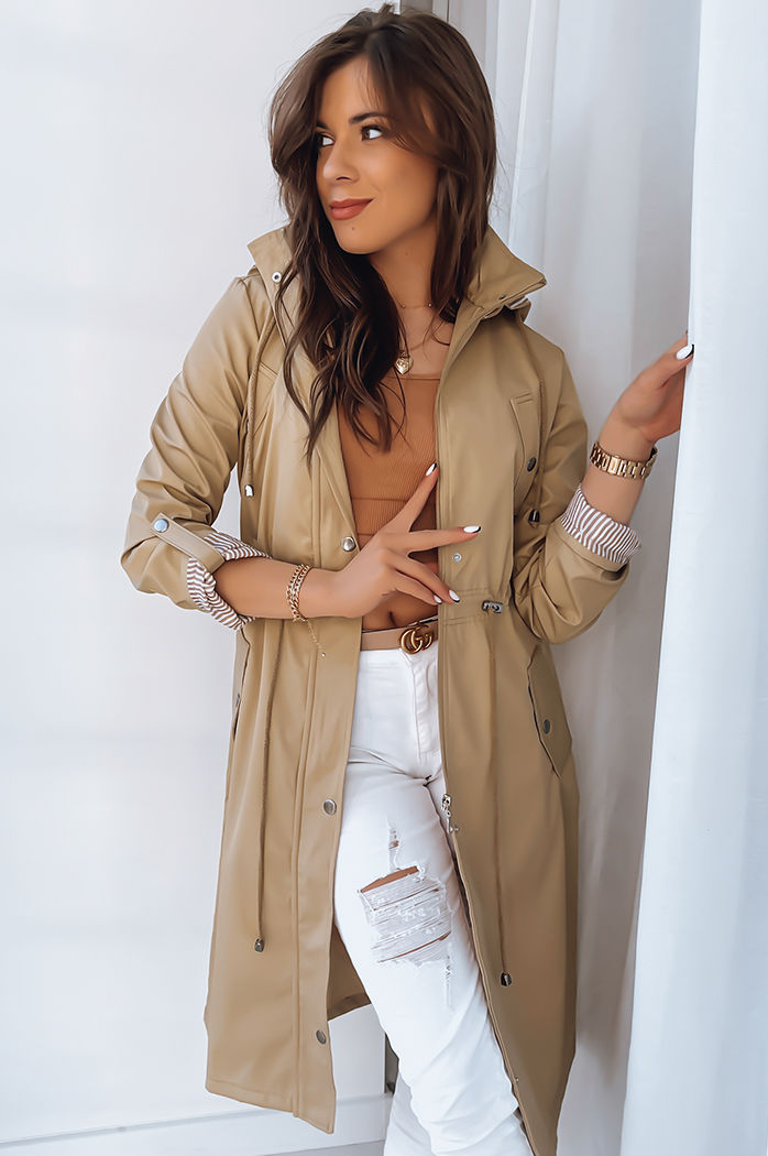 Ženski prehodni plašč LION Barva Bež DSTREET TY3539