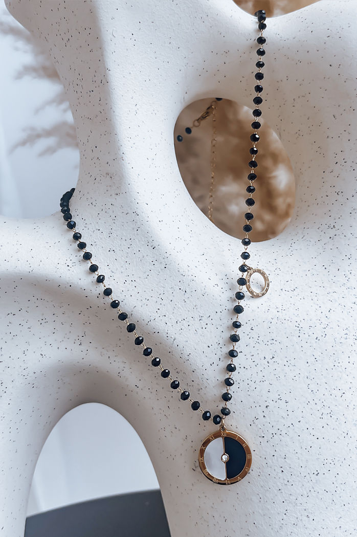 Ženska ogrlica SAHARUN Barva Črna DSTREET IY0064