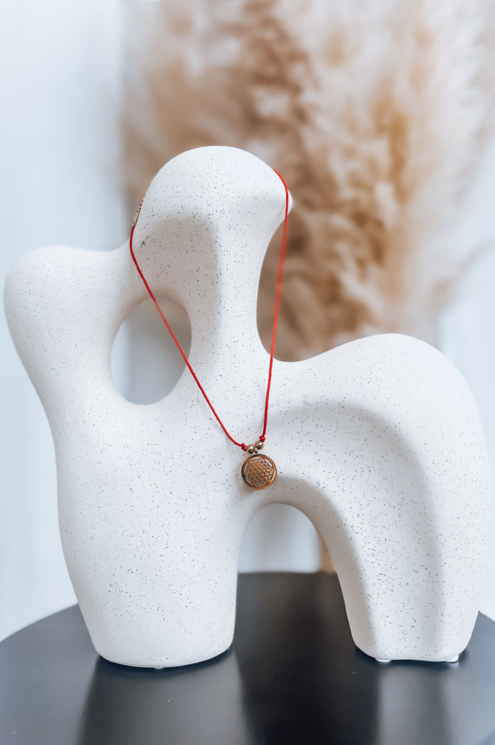 Ženska ogrlica SIESTA Barva rdeča DSTREET IY0069