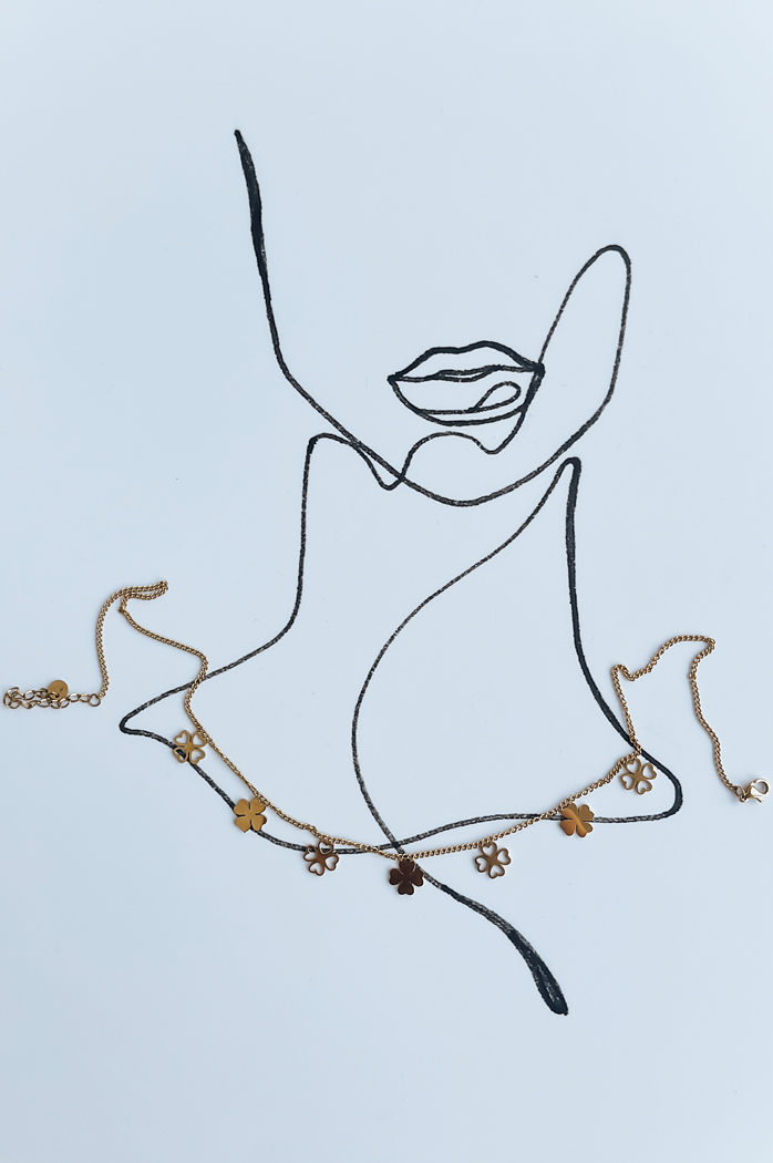 Ženska ogrlica MUNDHIDO Barva zlati DSTREET IY0071