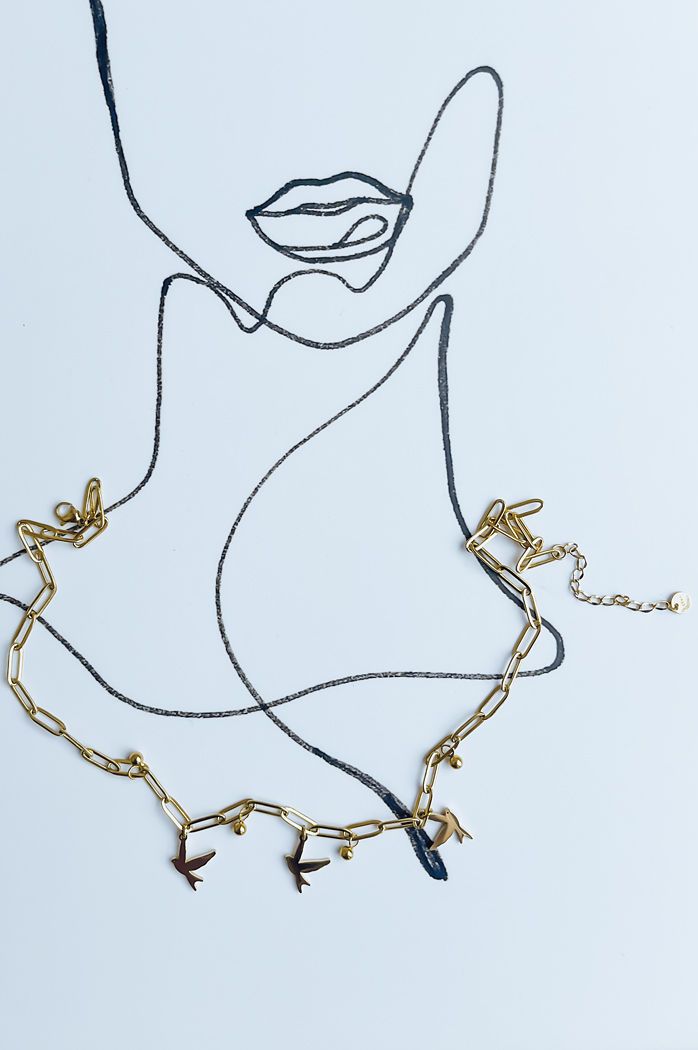 Ženska ogrlica CANA Barva zlati DSTREET IY0072