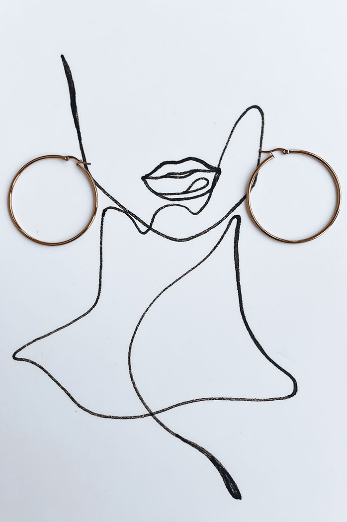 Ženske uhane PAPAGAYO Barva zlati DSTREET JY0003