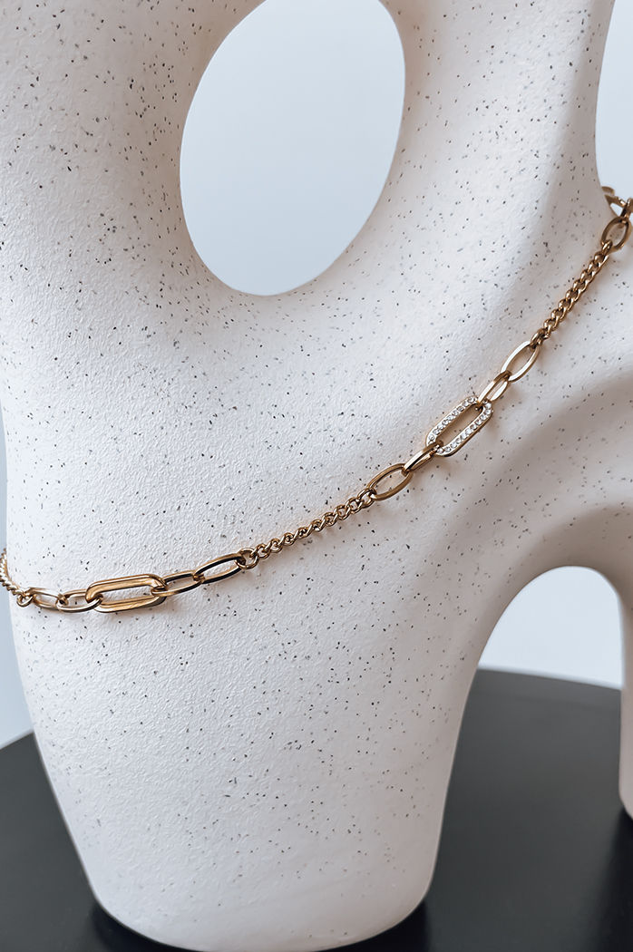 Ženska ogrlica TROUBLES  Barva zlati DSTREET IY0092