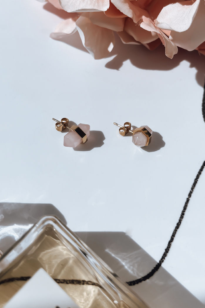 Ženske uhane VERIEGATA Barva Roza DSTREET JY0010