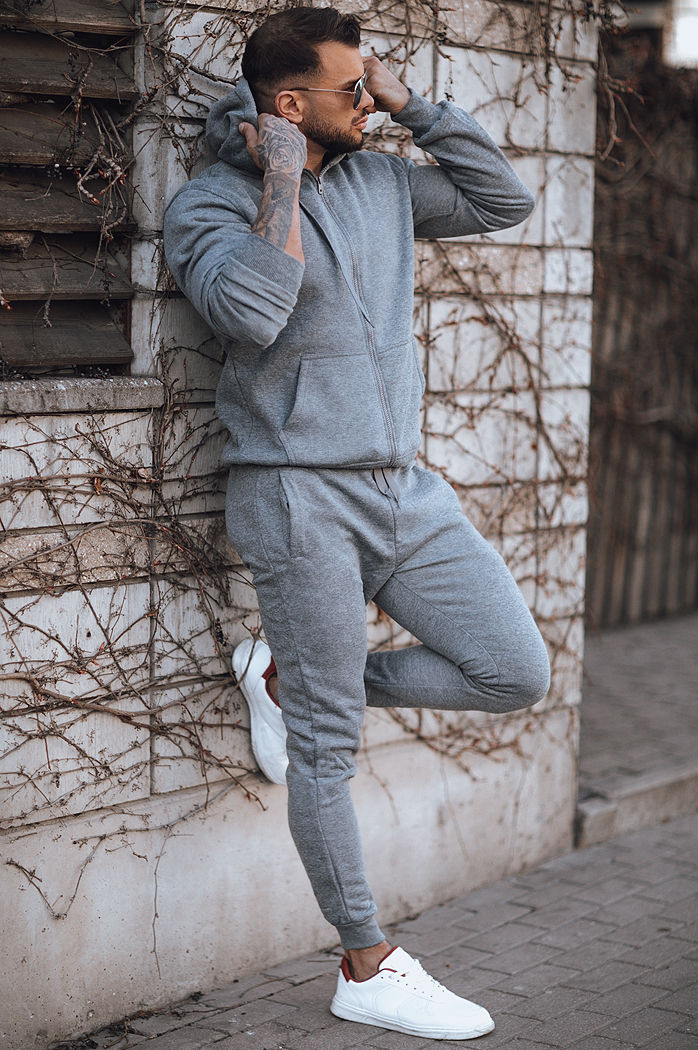 Moška jopa z zadrgo Barva Antracitna DSTREET BX2196z