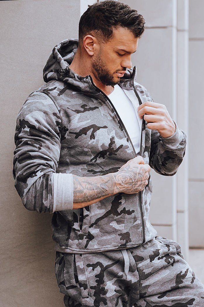 Moške komplet trenirke Barva Temno siva  DSTREET AX0623z