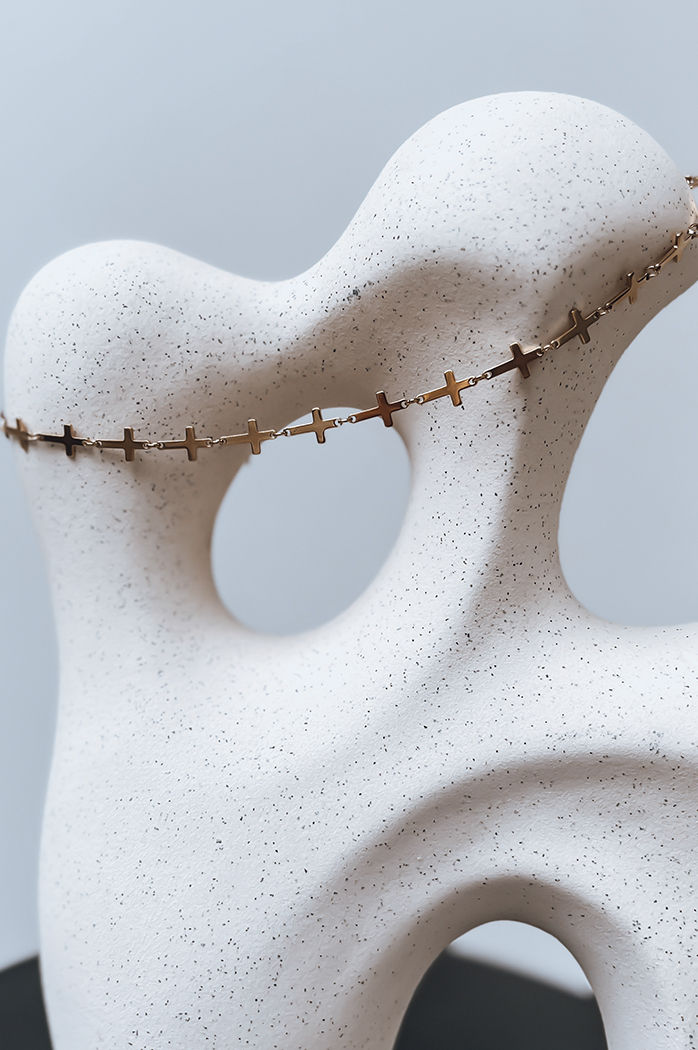 Ženska ogrlica HESUS Barva zlati DSTREET IY0093