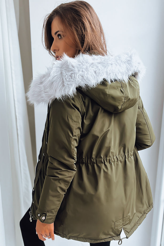 Ženska parka jakna MOLLA Barva Zelena DSTREET TY3658