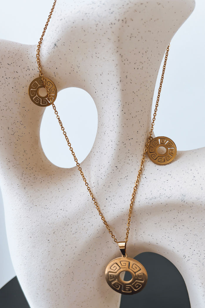 Ženska ogrlica ASTETIKUS Barva zlati DSTREET IY0096