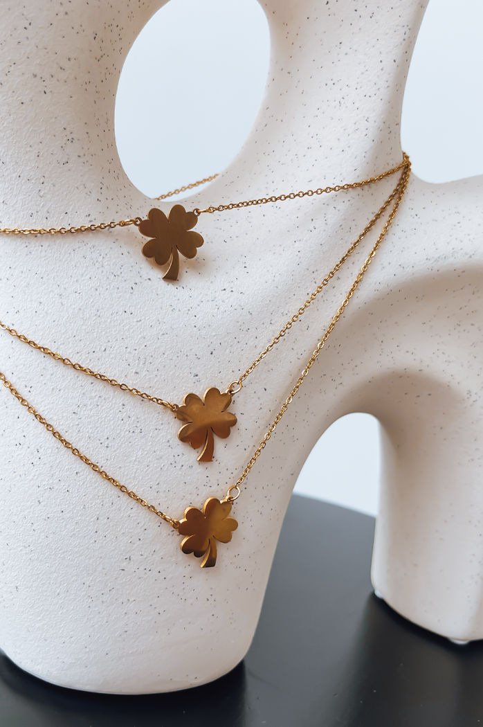 Ženska ogrlica CLOVER Barva zlati DSTREET IY0098