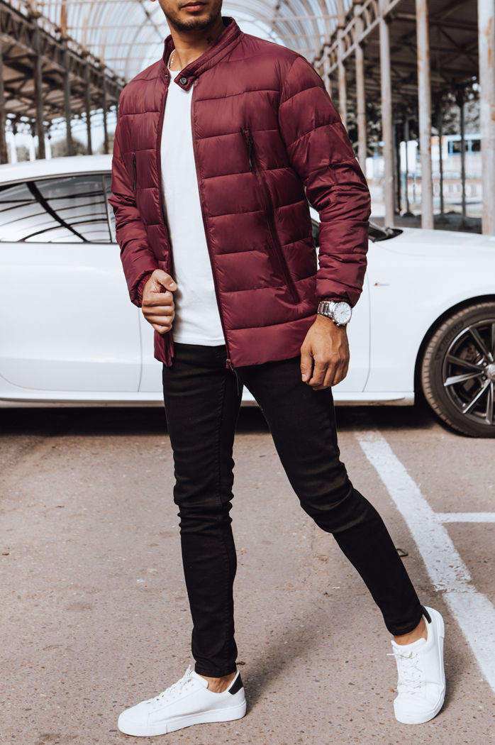 Moška prešita jakna Barva Klaret DSTREET TX4443