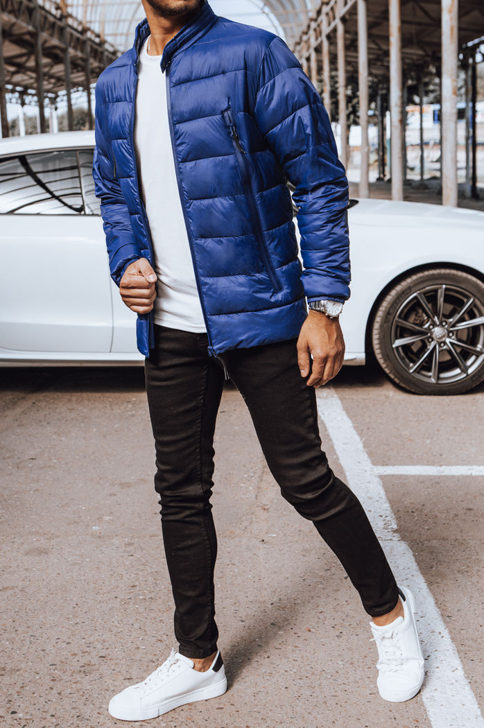 Moška prešita jakna Barva Mornarica DSTREET TX4446