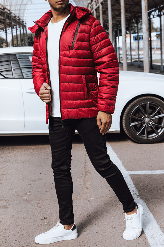 Moška prešita jakna Barva rdeča DSTREET TX4447