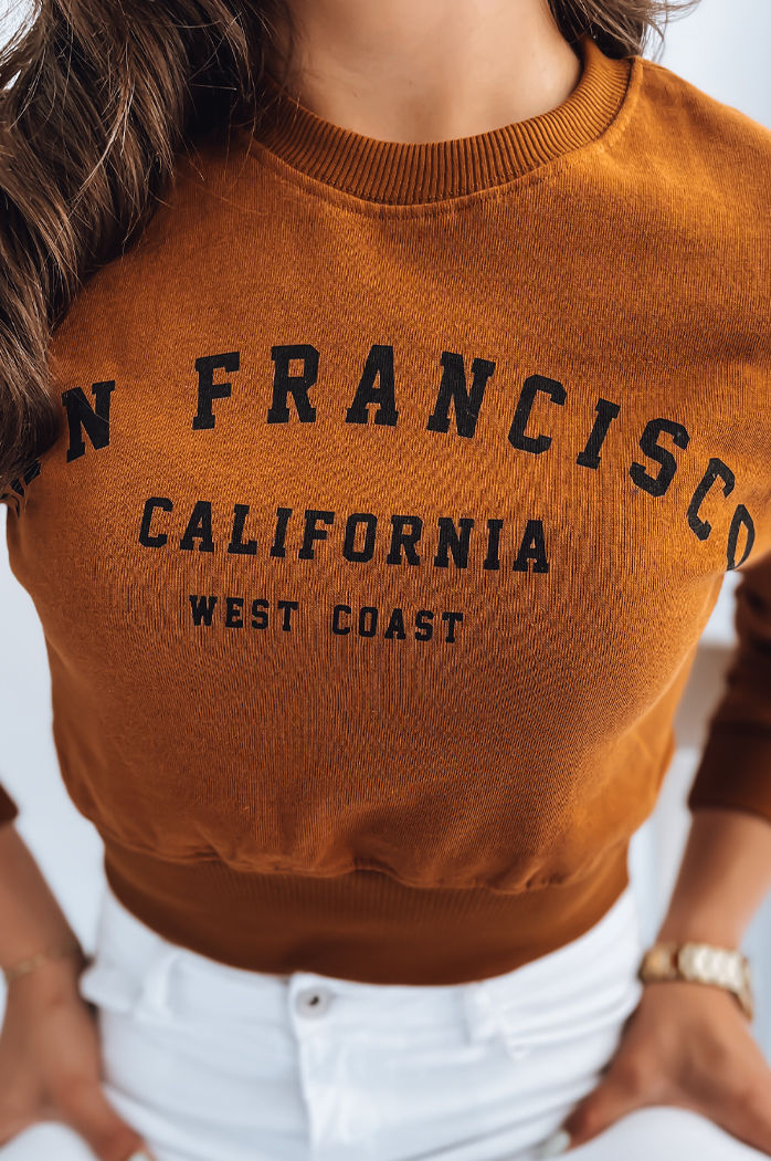Ženska jopa brez kapuce SAN FRANCISCO Barva kamela DSTREET BY0923z