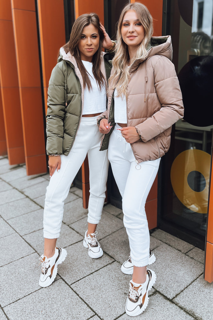Ženska puhasta jakna VICTORIA SNUG Barva Zelena DSTREET TY3716