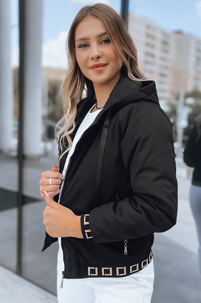 Ženska prehodna jakna SELENE  Barva Črna DSTREET TY3751