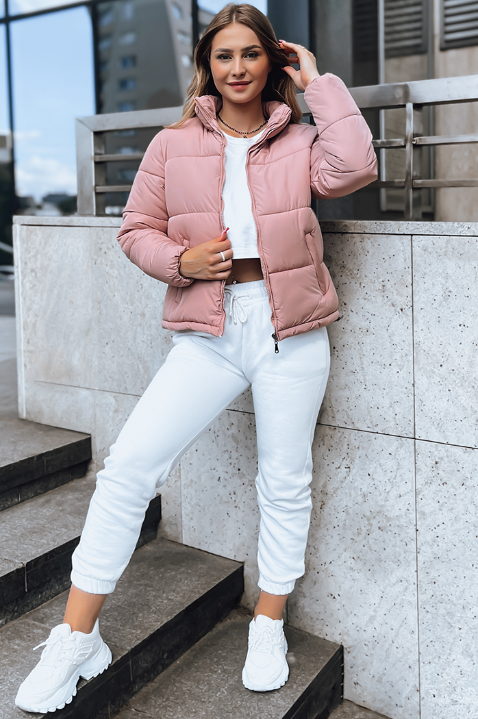 Ženska prešita jakna LAROSE Barva Roza DSTREET TY3768