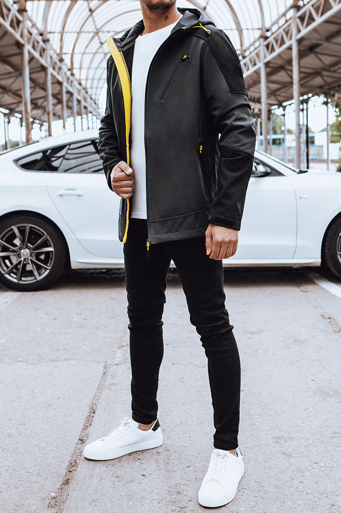 Moška softshell jakna Barva Temno siva DSTREET TX4468