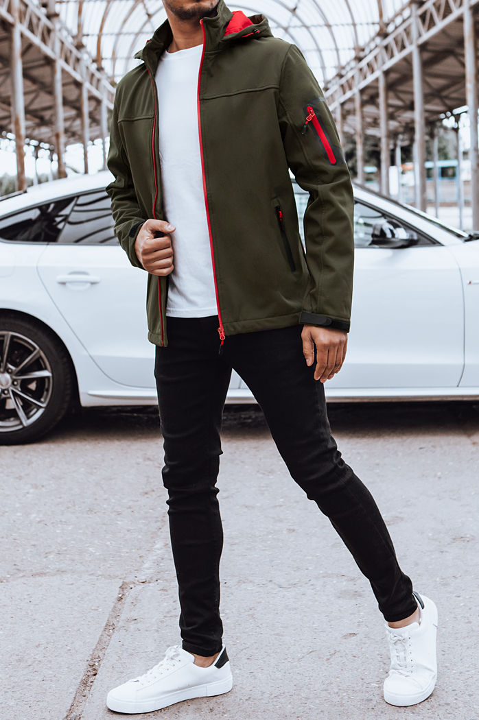 Moška softshell jakna Barva Zelena DSTREET TX4471