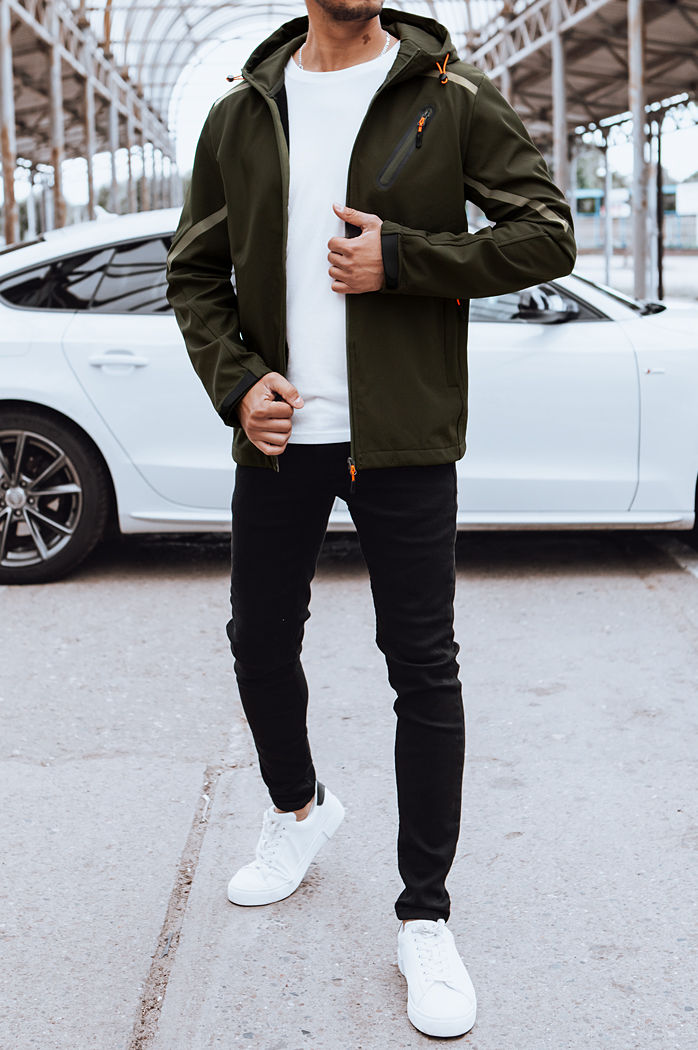 Moška softshell jakna Barva Zelena DSTREET TX4480