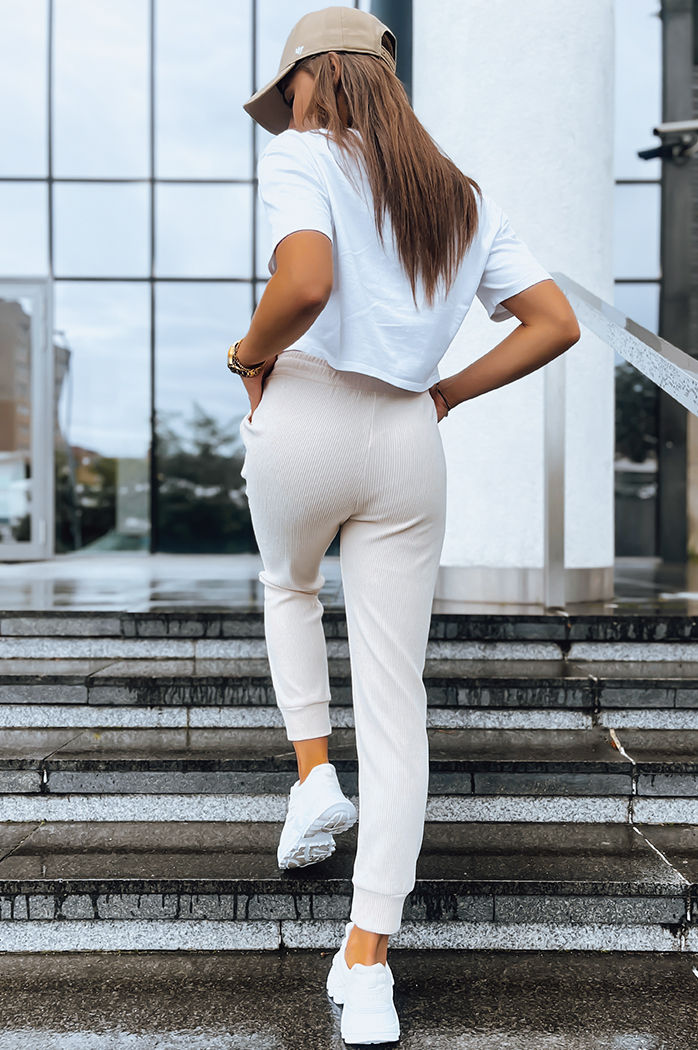 Ženske trenirke MARIE Barva Bež DSTREET UY1576