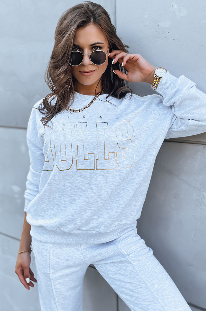 Ženski komplet trenirke BULLS Barva Svetlosiva DSTREET AY0900